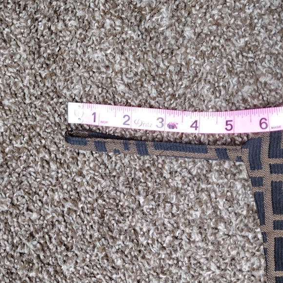 Vintage RARE 90s Fendi Jeans Monogram Dress - Picture 15 of 16